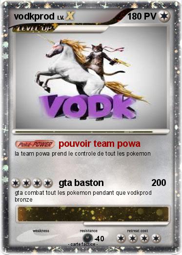 Pokemon vodkprod