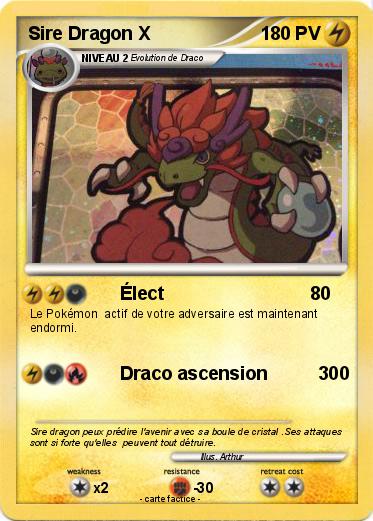 Pokemon Sire Dragon X
