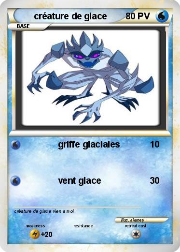 Pokemon créature de glace