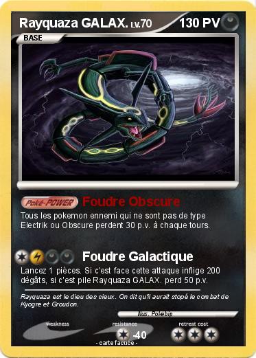 Pokemon Rayquaza GALAX.