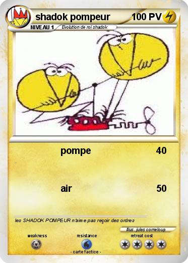 Pokemon shadok pompeur