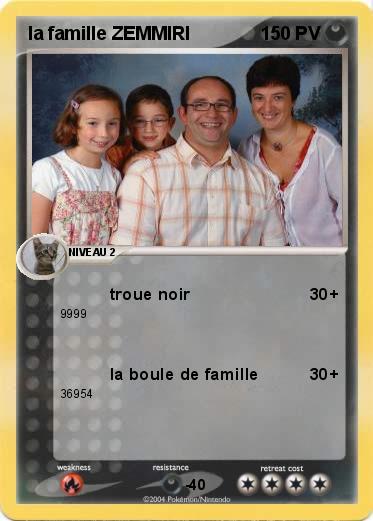 Pokemon la famille ZEMMIRI