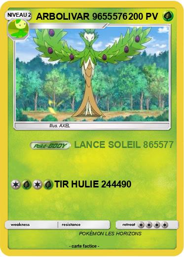 Pokemon ARBOLIVAR 9655576
