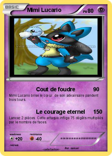 Pokemon Mimi Lucario