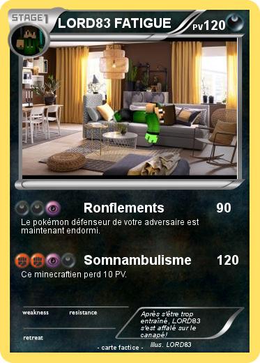 Pokemon LORD83 FATIGUE