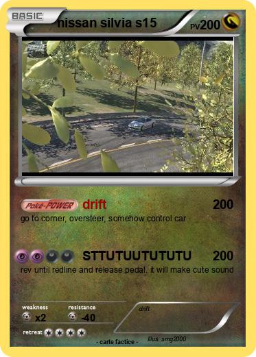 Pokemon nissan silvia s15