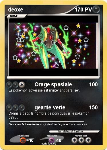 Pokemon deoxe