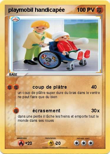 Pokemon playmobil handicapée