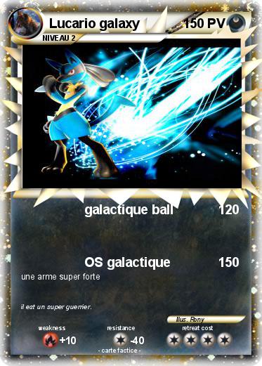Pokemon Lucario galaxy