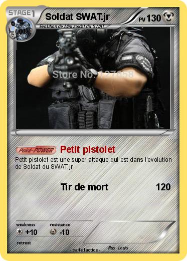 Pokemon Soldat SWAT.jr