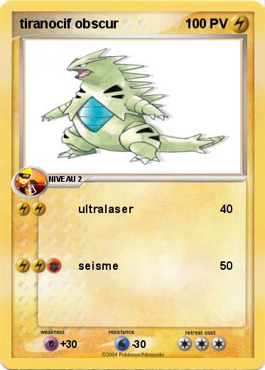 Pokemon tiranocif obscur
