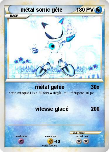 Pokemon métal sonic gèle