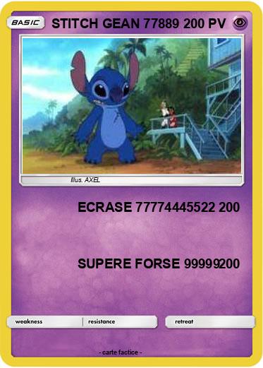 Pokemon STITCH GEAN 77889