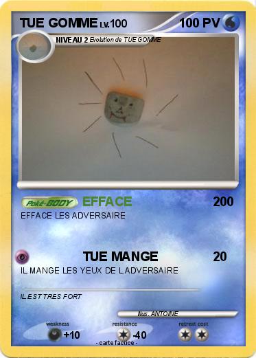 Pokemon TUE GOMME