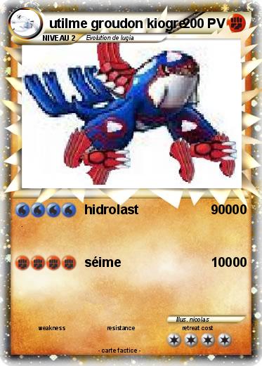 Pokemon utilme groudon kiogre