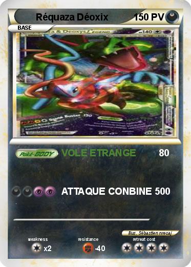 Pokemon Réquaza Déoxix