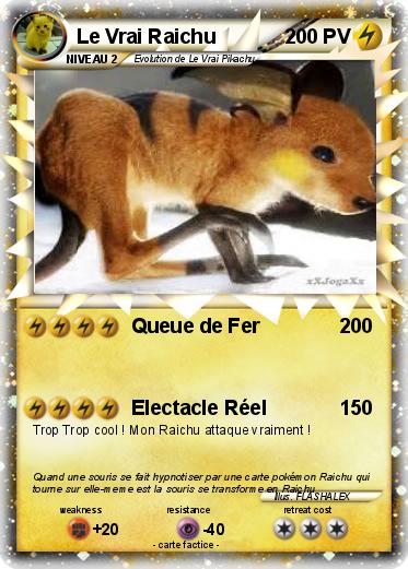Pokemon Le Vrai Raichu