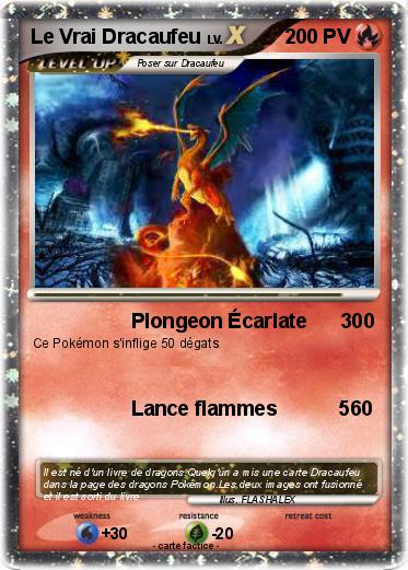 Pokemon Le Vrai Dracaufeu