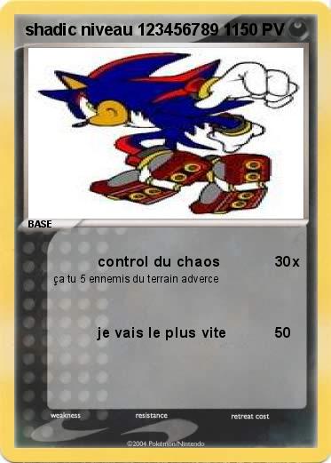 Pokemon shadic niveau 123456789 1