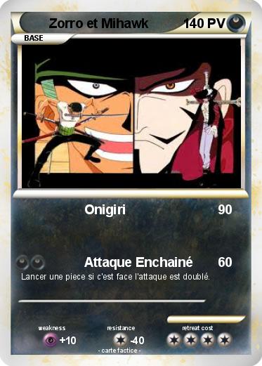 Pokemon Zorro et Mihawk