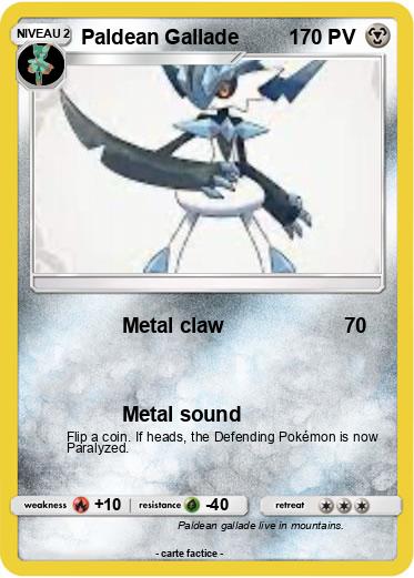 Pokemon Paldean Gallade
