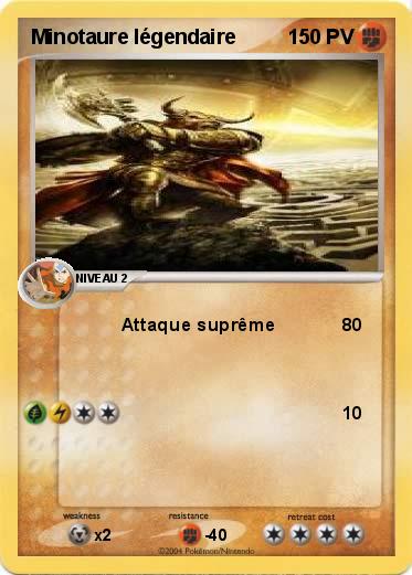 Pokemon Minotaure légendaire