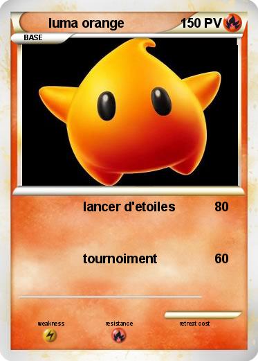 Pokemon luma orange