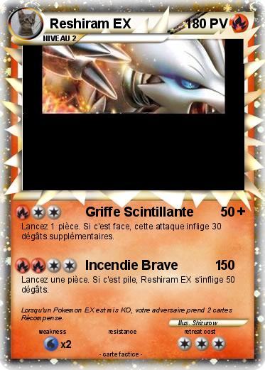 Pokemon Reshiram EX