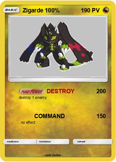 Pokemon Zigarde 100%