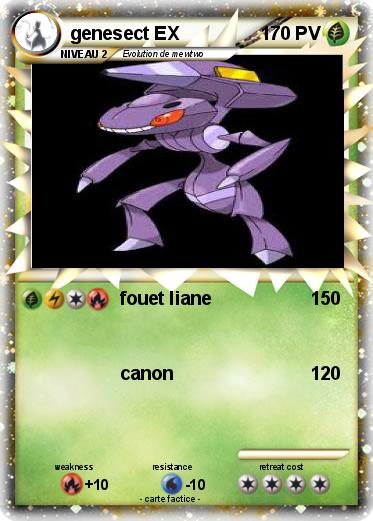 Pokemon genesect EX