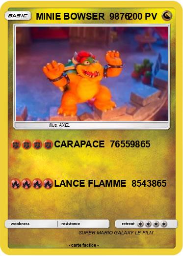 Pokemon MINIE BOWSER  9876