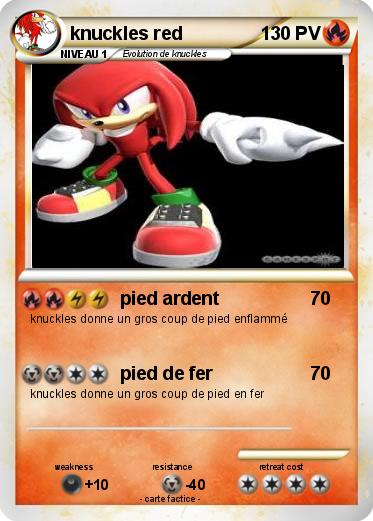 Pokemon knuckles red