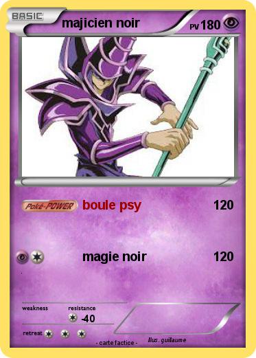 Pokemon majicien noir