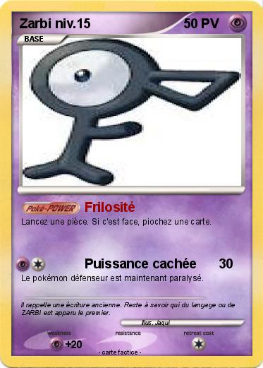 Pokemon Zarbi niv.15