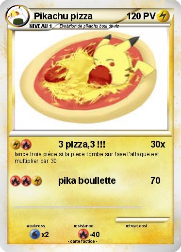 Pokemon Pikachu pizza