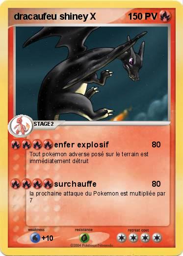 Pokemon dracaufeu shiney X