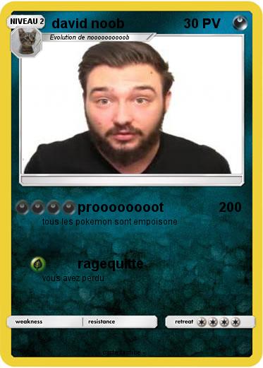 Pokemon david noob