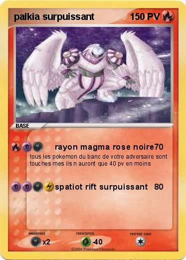 Pokemon palkia surpuissant