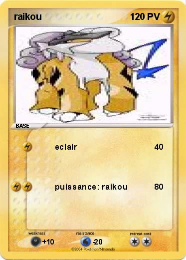 Pokemon raikou
