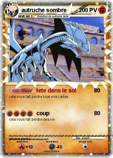 Pokemon autruche sombre