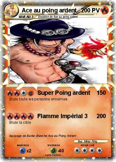 Pokemon Ace au poing ardent