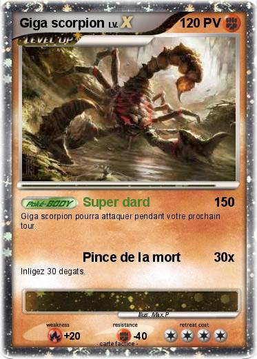 Pokemon Giga scorpion