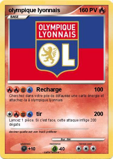 Pokemon olympique lyonnais