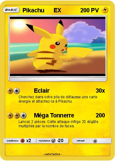 Pokemon Pikachu      EX