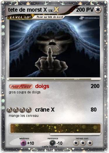 Pokemon tete de morst X