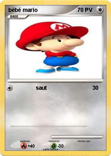 Pokemon bébé mario