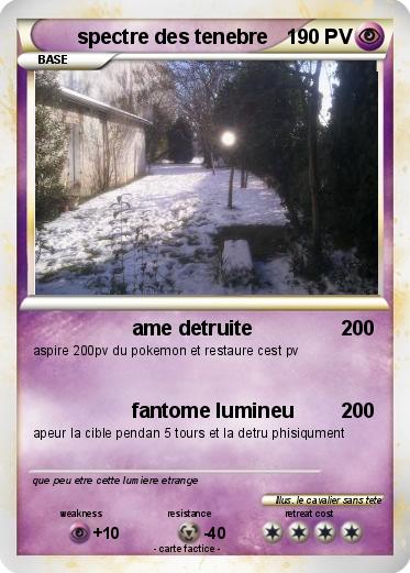 Pokemon spectre des tenebre