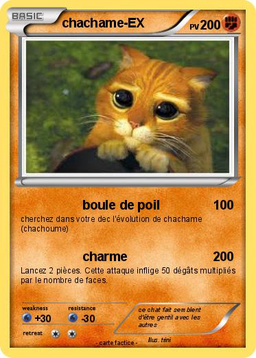 Pokemon chachame-EX