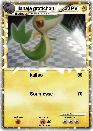 Pokemon lianaja grotichon