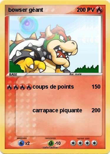 Pokemon bowser géant